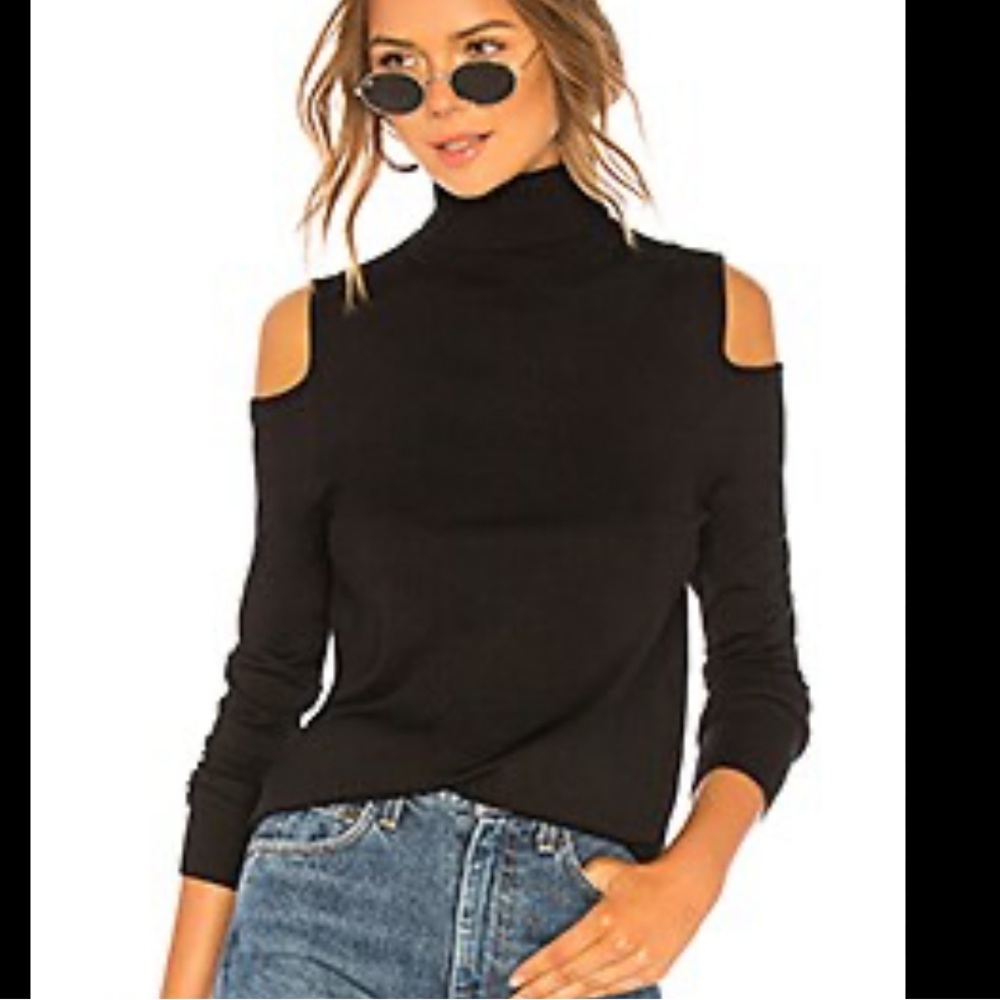 Trouvé Turtleneck Cold Shoulder Sweater